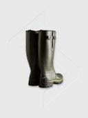 Hunter Balmoral Adjustable Wellington Boots Dark Olive from Saxumo.com