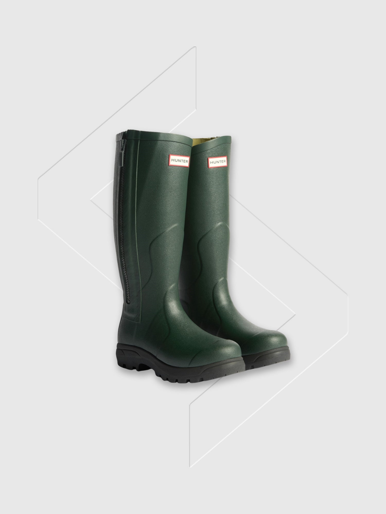 Hunter Balmoral MK II Boot Dark Olive/Black from Saxumo.com