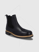 Hunter Cawdor Brogue Dealer Boot Black from Saxumo.com