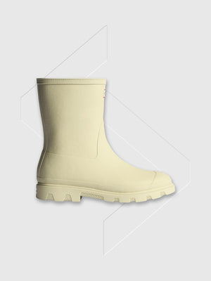 Hunter Downpour Short Insulated Boot Gravel from Saxumo.com