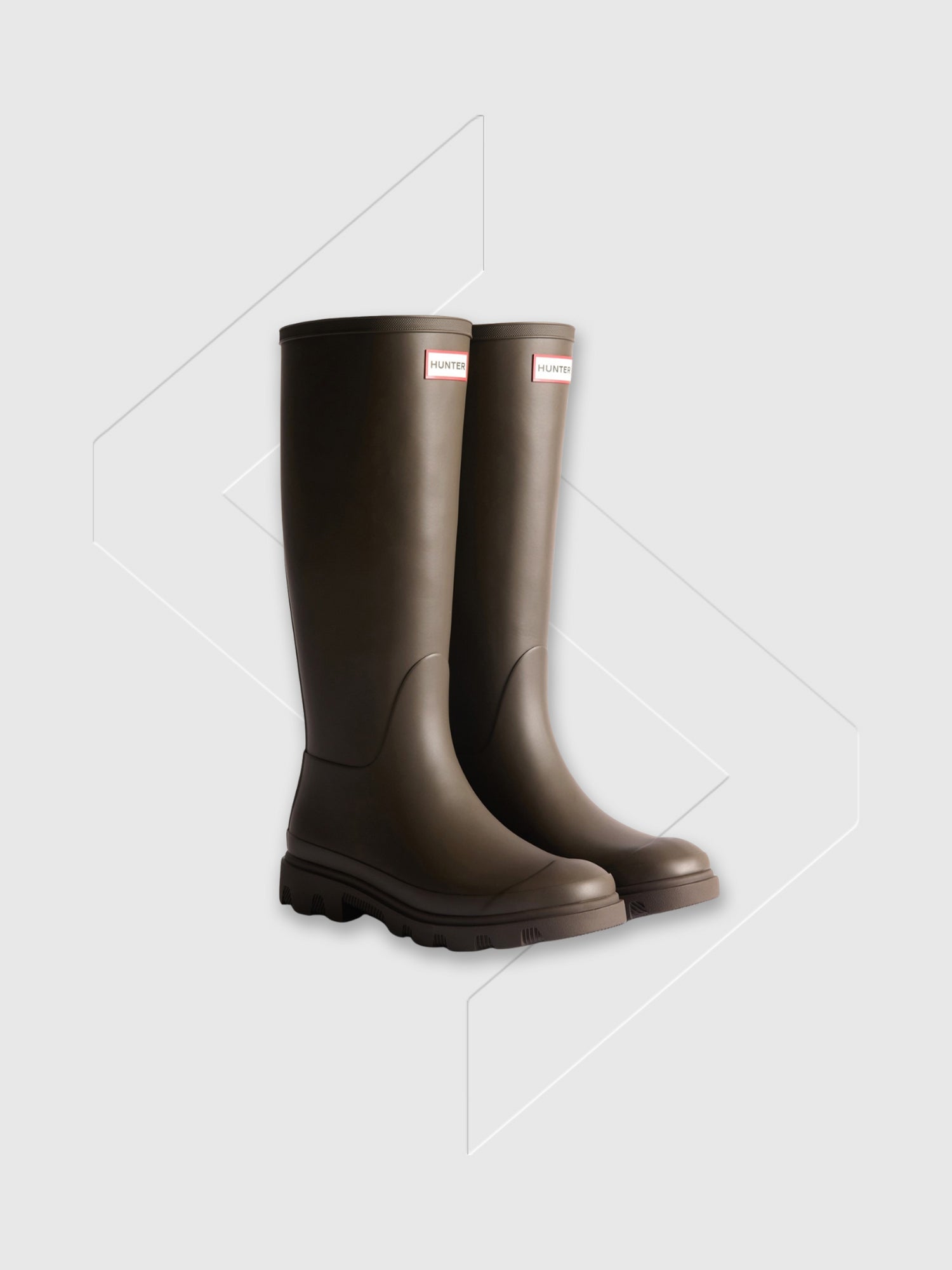 Hunter Downpour Tall Boot Chocolate Brown from Saxumo.com