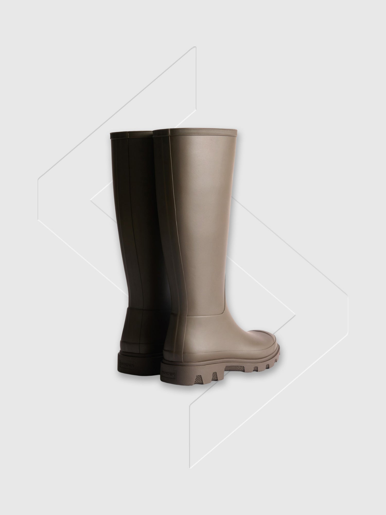 Hunter Downpour Tall Boot Chocolate Brown from Saxumo.com
