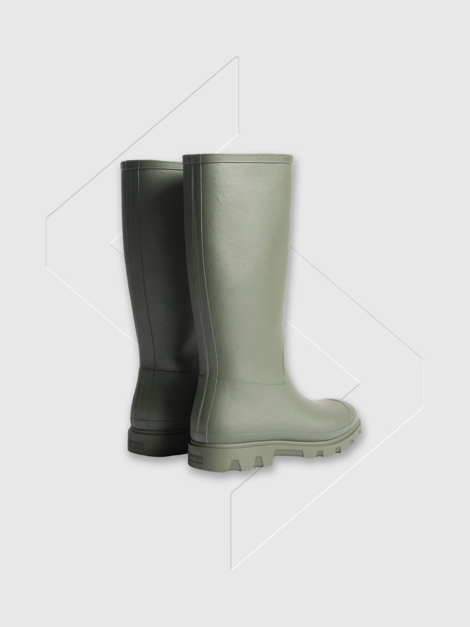 Hunter Downpour Tall Insulated Boot Dark Olive from Saxumo.com