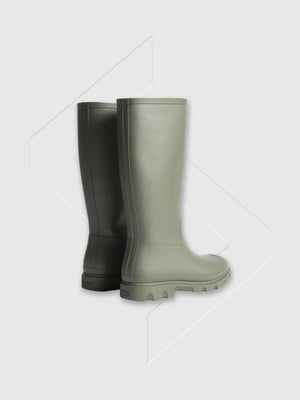 Hunter Downpour Tall Insulated Boot Dark Olive from Saxumo.com