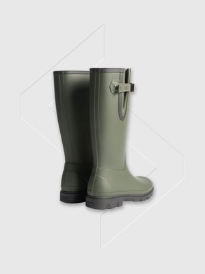 Hunter Field Downpour Adjustable Boot Dark Olive/Black from Saxumo.com