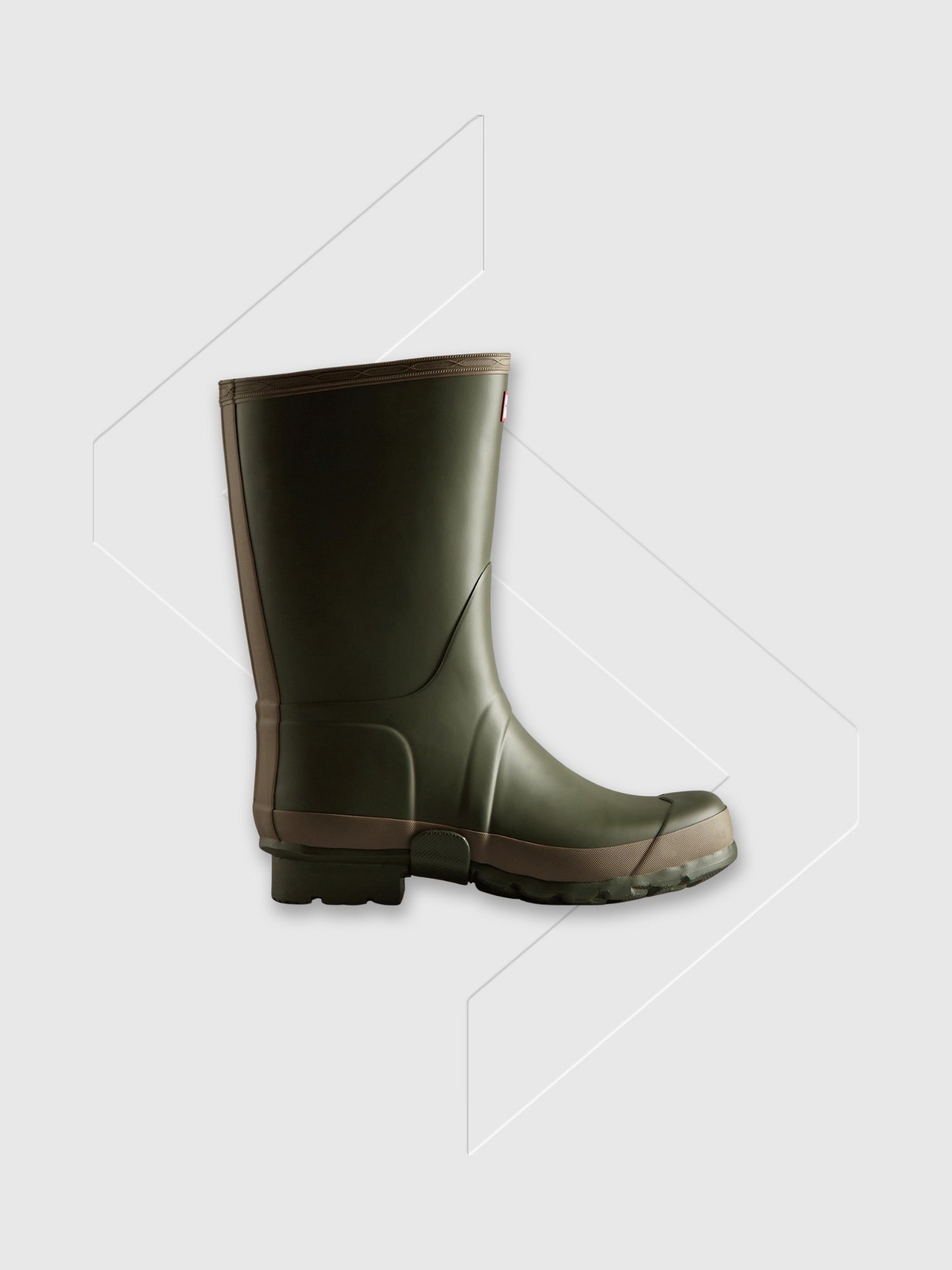 Hunter Gardener Boot Dark Olive/Clay from Saxumo.com