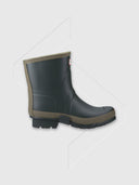 Hunter Gardener Short Wellington Boot Dark Olive/Clay from Saxumo.com