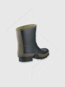 Hunter Gardener Short Wellington Boot Dark Olive/Clay from Saxumo.com