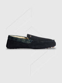 Hunter Moccasin Slipper Navy from Saxumo.com