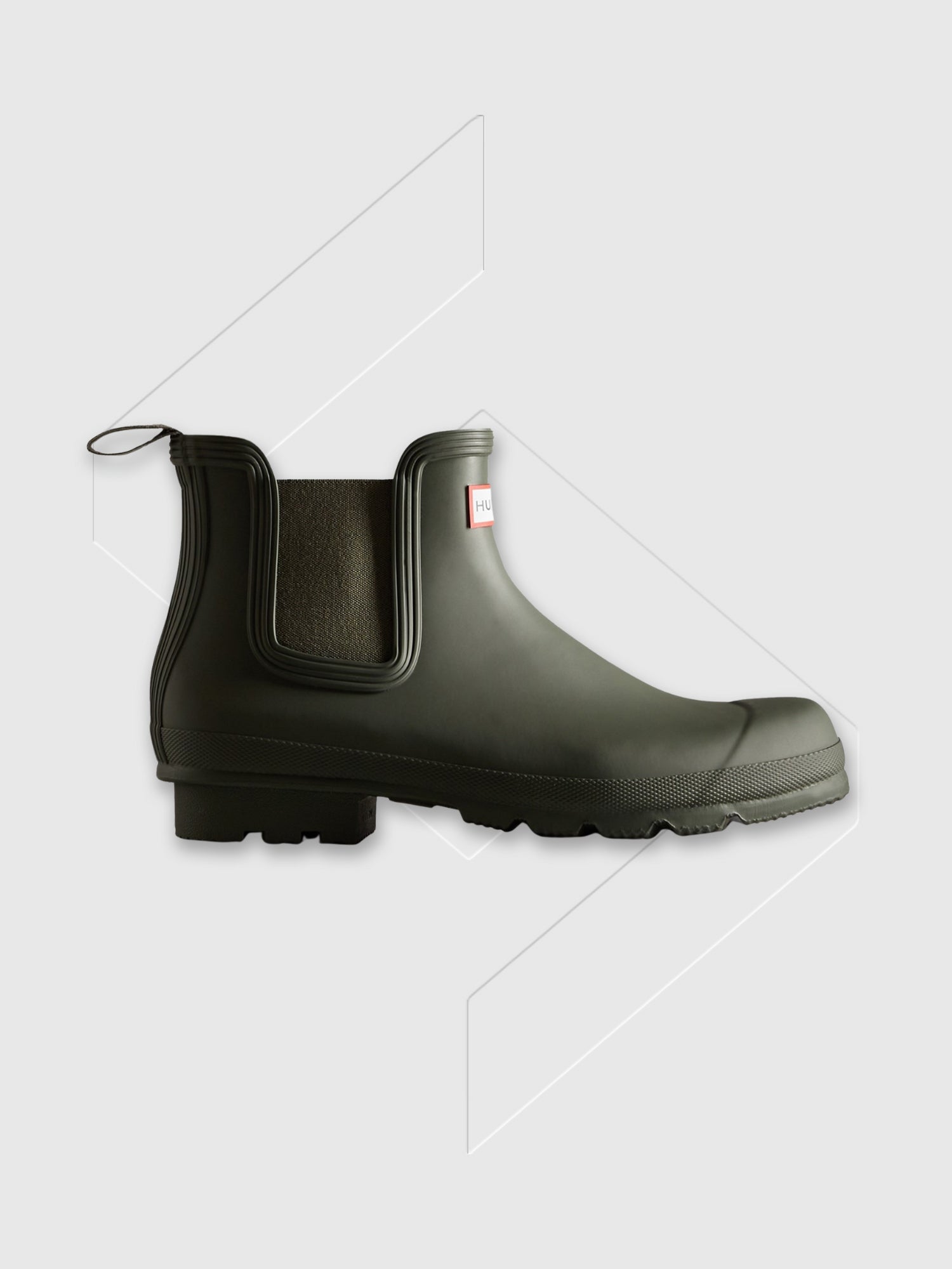 Hunter Original Chelsea Boot Dark Olive from Saxumo.com