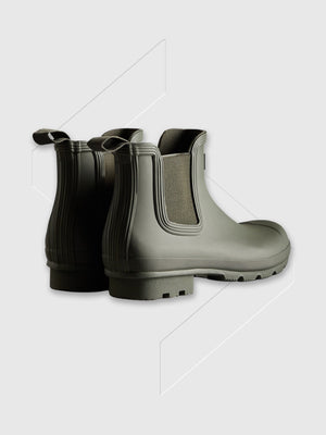 Hunter Original Chelsea Boot Dark Olive from Saxumo.com