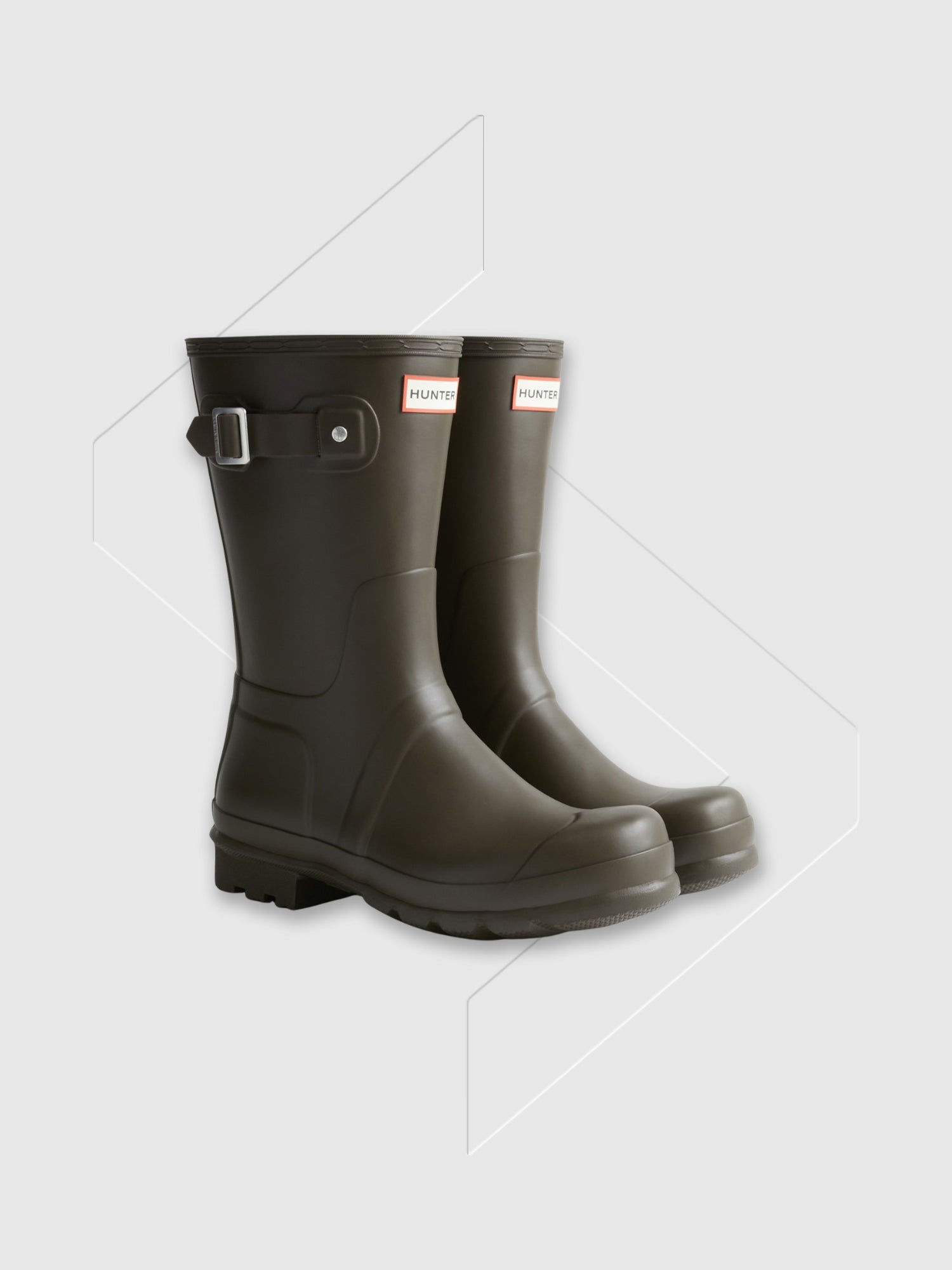 Hunter Original Short Wellington Boots Chocolate Brown from Saxumo.com