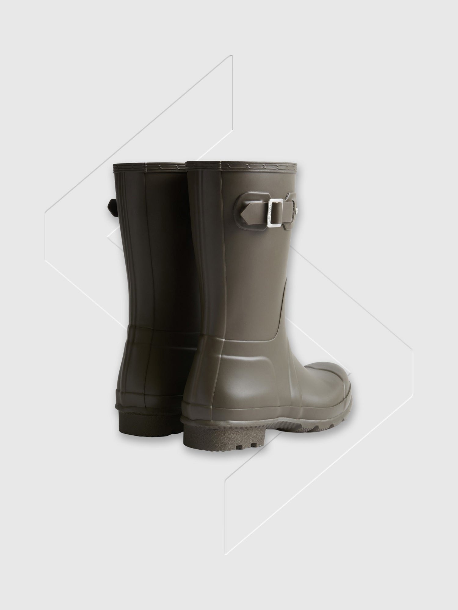 Hunter Original Short Wellington Boots Chocolate Brown from Saxumo.com