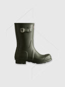 Hunter Original Short Wellington Boots Dark Olive from Saxumo.com