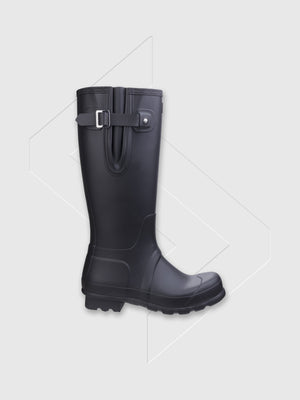 Hunter Original Side Adjustable Wellington Boots Black from Saxumo.com