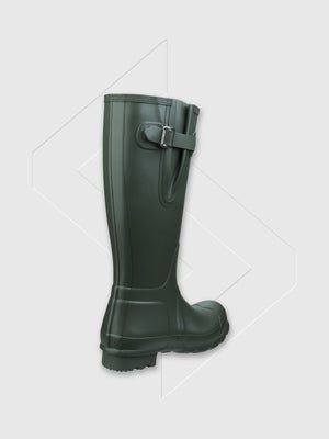 Hunter Original Side Adjustable Wellington Boots Dark Olive from Saxumo.com