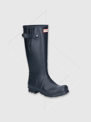 Hunter Original Side Adjustable Wellington Boots Navy from Saxumo.com