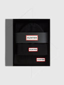 Hunter Scarf and Beanie Hat Set Black from Saxumo.com