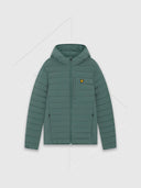Lyle And Scott Stretch Lightweight Quilted Jacket Silver Pine from Saxumo