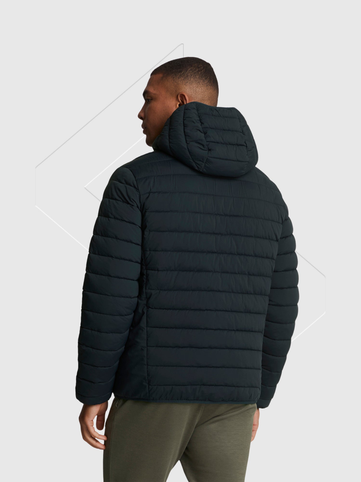 Lyle And Scott Stretch Lightweight Quilted Jacket Dark Navy from Saxumo.com