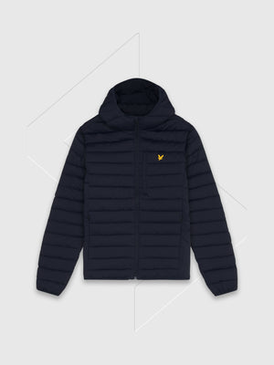 Lyle And Scott Stretch Lightweight Quilted Jacket Dark Navy from Saxumo.com