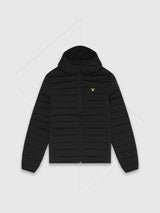 Lyle And Scott Stretch Lightweight Quilted Jacket Jet Black