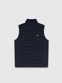 Lyle And Scott Stretch Lightweight Quilted Gilet Dark Navy from Saxumo