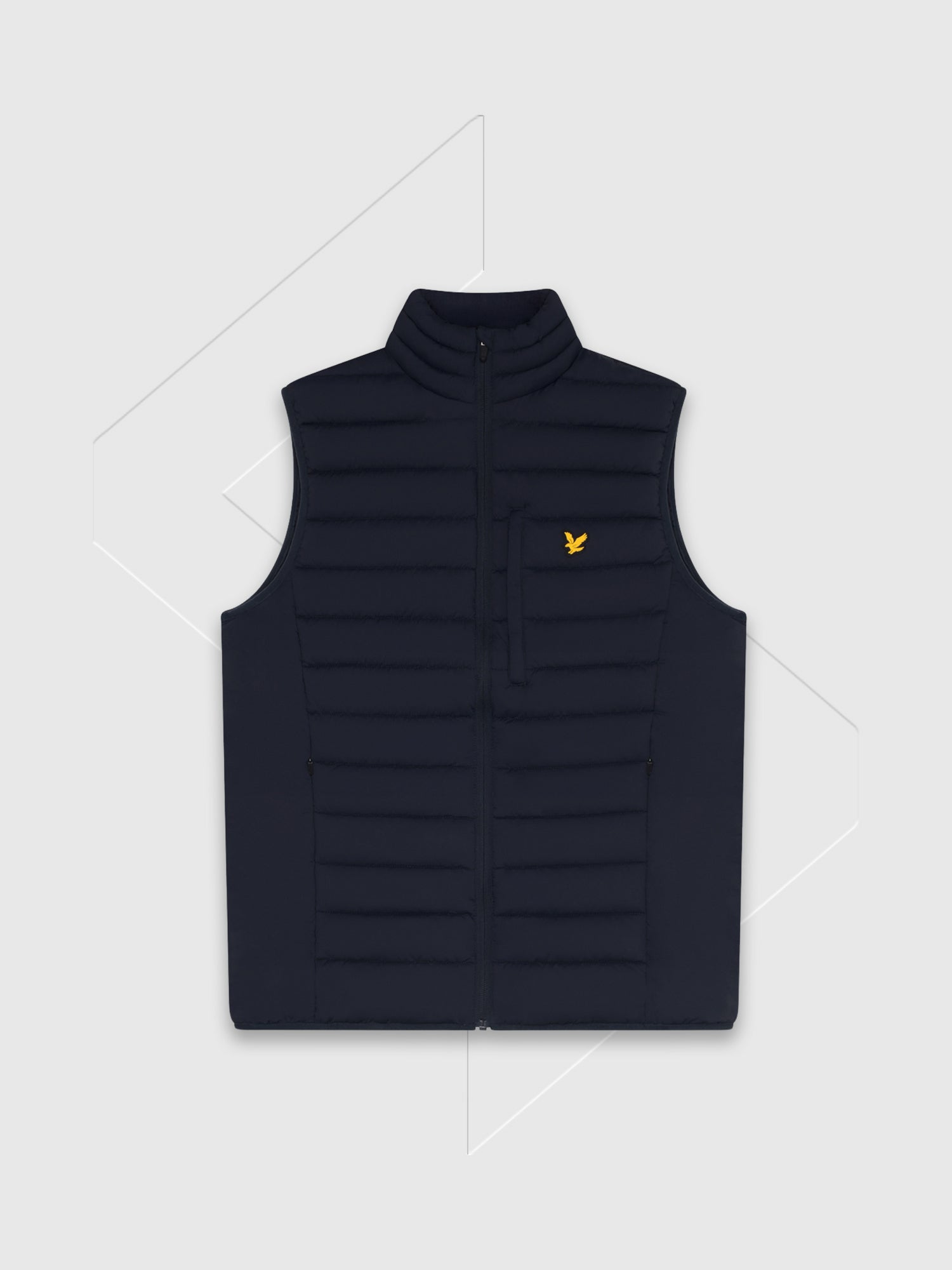 Lyle And Scott Stretch Lightweight Quilted Gilet Dark Navy from Saxumo.com