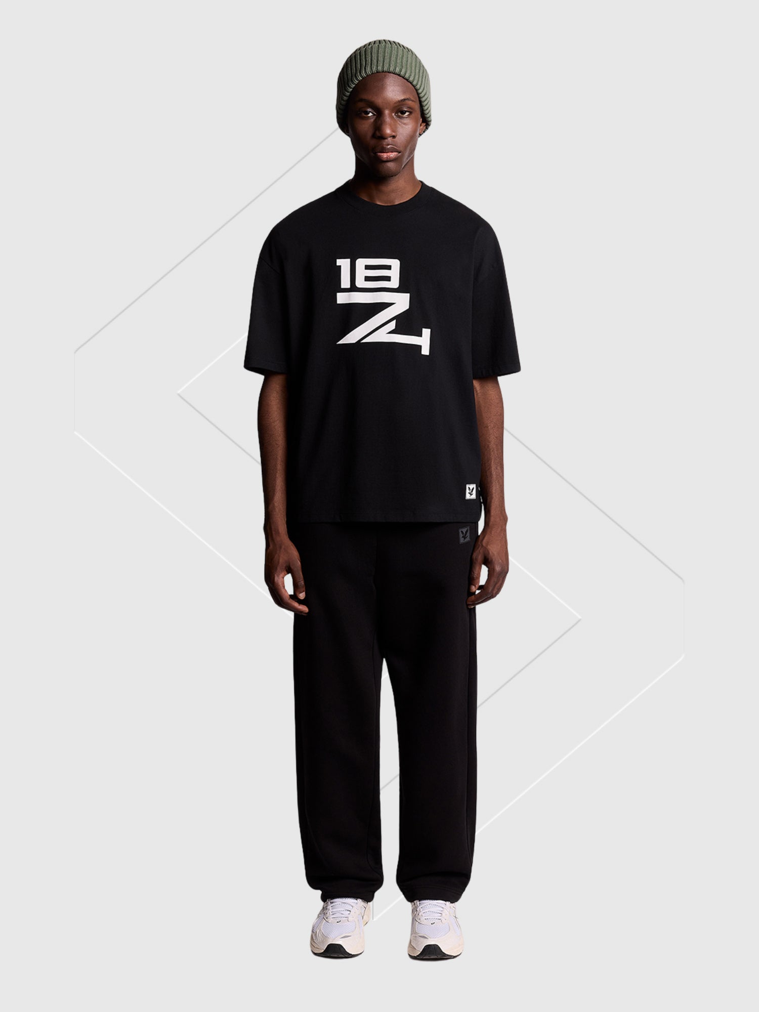 Lyle and Scott Loungewear Straight Leg Jogger Jet Black from Saxumo.com