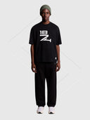 Lyle and Scott Loungewear Straight Leg Jogger Jet Black from Saxumo