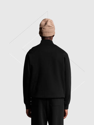 Lyle and Scott Loungewear 1/4 Zip Sweatshirt Jet Black from Saxumo