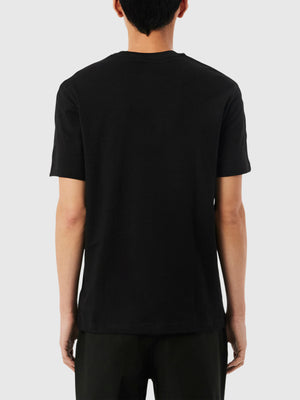 Lacoste Branded Stripe Band T-shirt Black from Saxumo.com