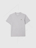 Lacoste Cotton T-Shirt Silver Chine from StockUK