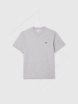 Lacoste Cotton T-Shirt Silver Chine