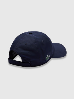 Lacoste Diamond Taffeta Sport Cap Navy Blue from Saxumo.com