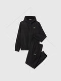 Lacoste Diamond Taffeta Tennis Tracksuit Set Black