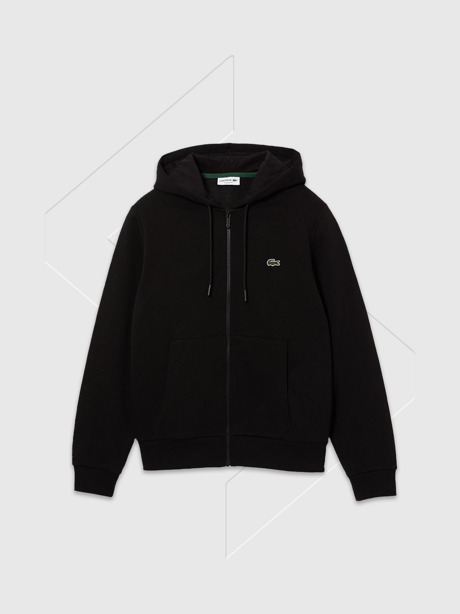 Lacoste Full Zip Fleece Tracksuit Set Black from Saxumo