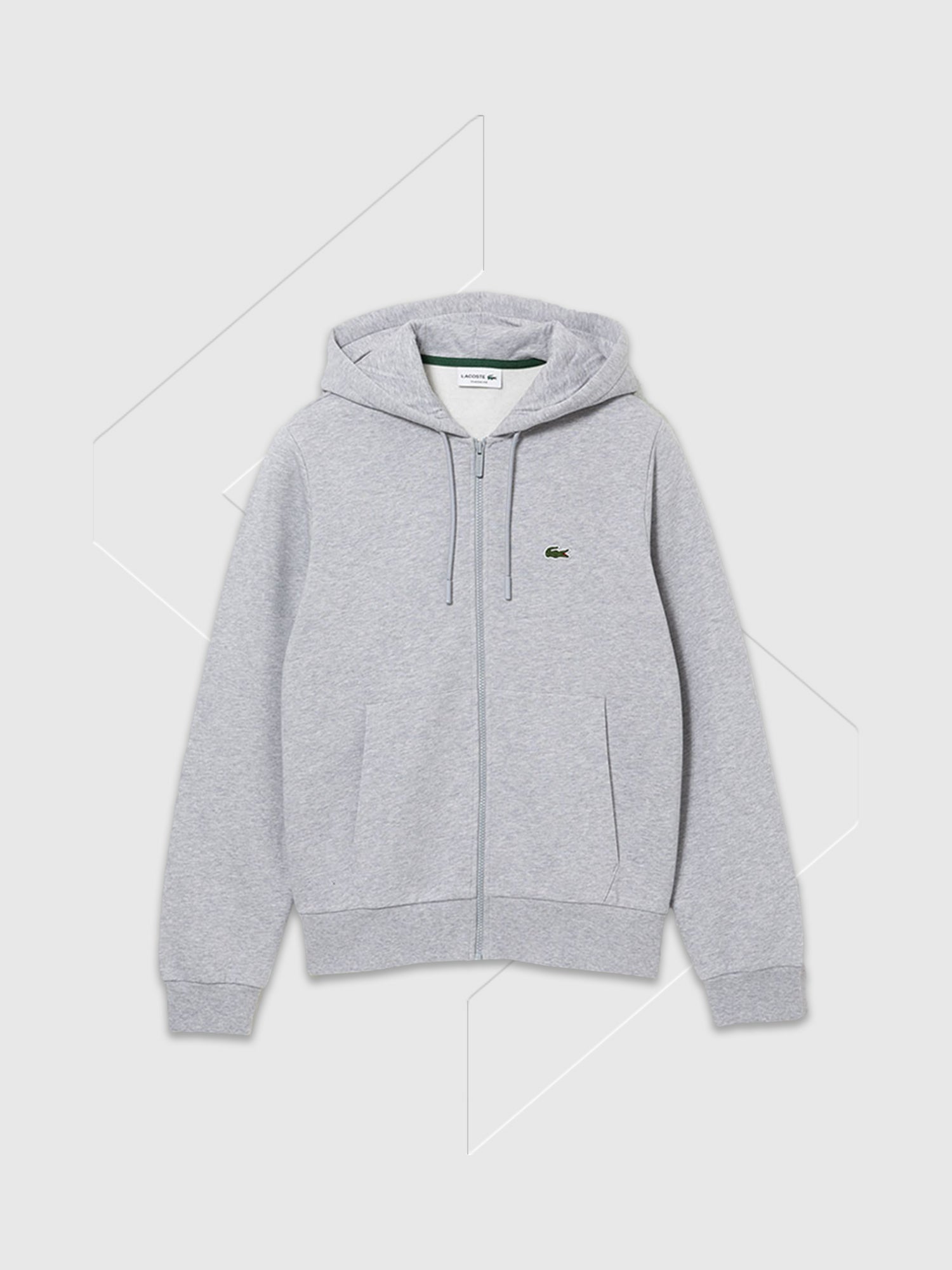 Lacoste Full Zip Fleece Tracksuit Set Grey from Saxumo