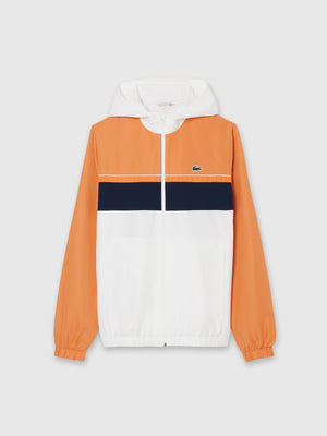 Lacoste Full Zip Fleece Tracksuit Set White/Blossom-Navy Blue from Saxumo.com