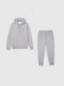 Lacoste Hoodie Fleece Tracksuit Set Grey from Saxumo