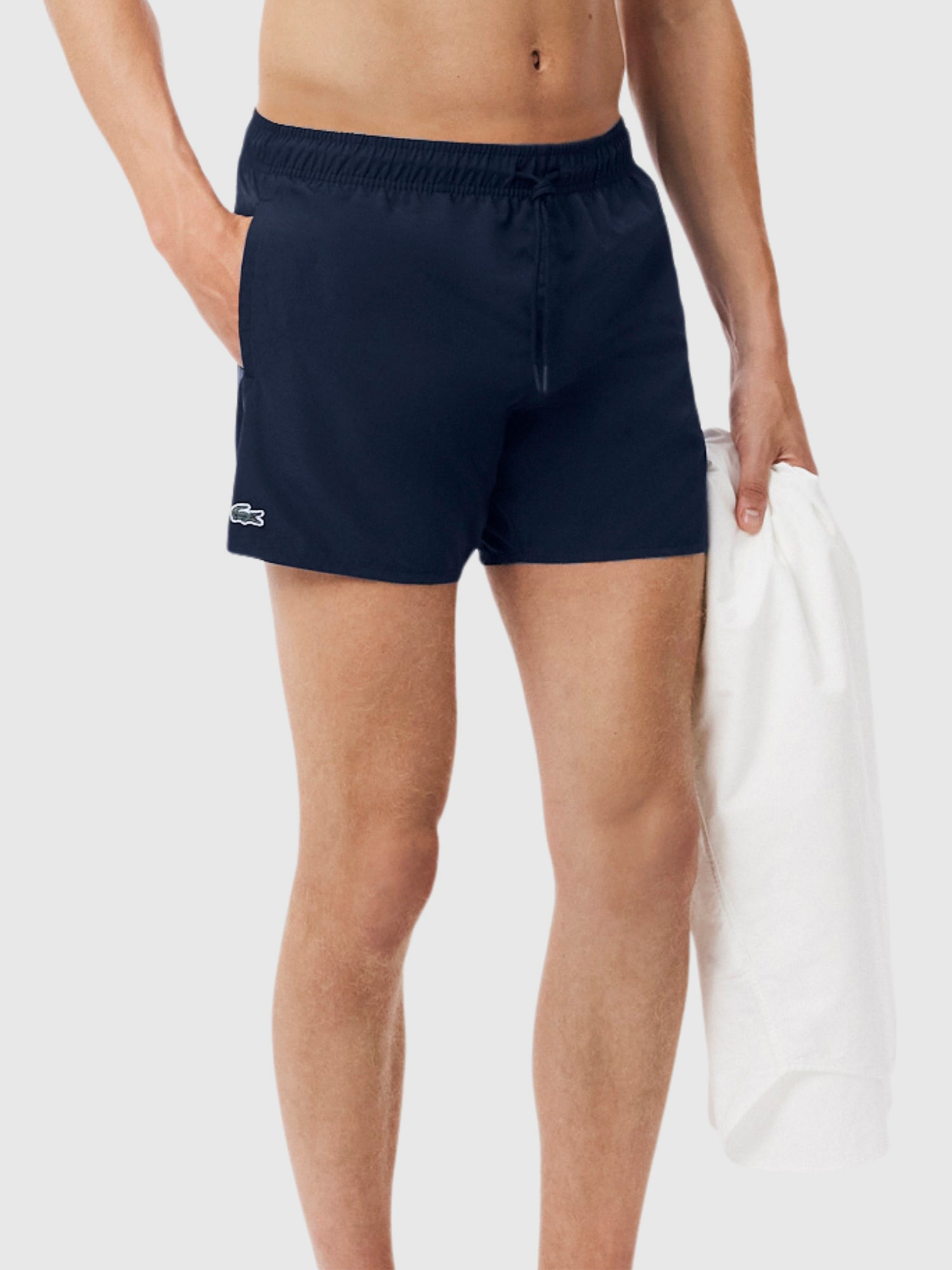Lacoste Lightweight Swim Shorts Blue/Green from Saxumo.com