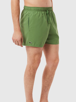 Lacoste Lightweight Swim Shorts Lettuce/Green from Saxumo.com