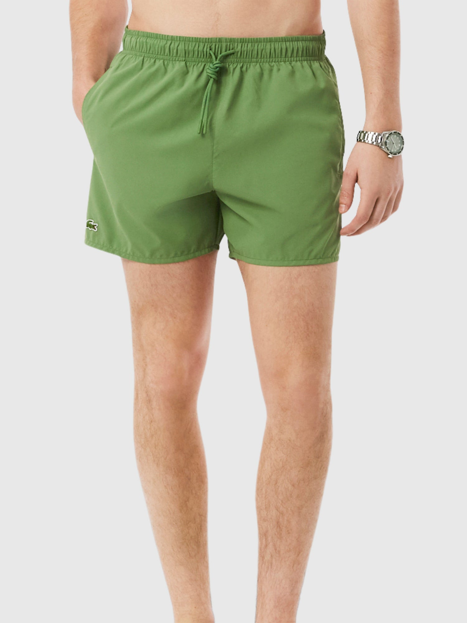 Lacoste Lightweight Swim Shorts Lettuce/Green from Saxumo.com