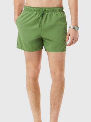 Lacoste Lightweight Swim Shorts Lettuce/Green from Saxumo.com