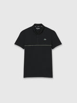 Lacoste Men's Ultra Dry Print Sport Polo Shirt Black