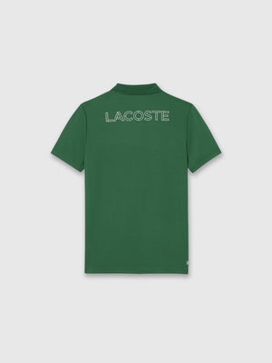 Lacoste Men's Ultra Dry Print Sport Polo Shirt Green from Saxumo.com