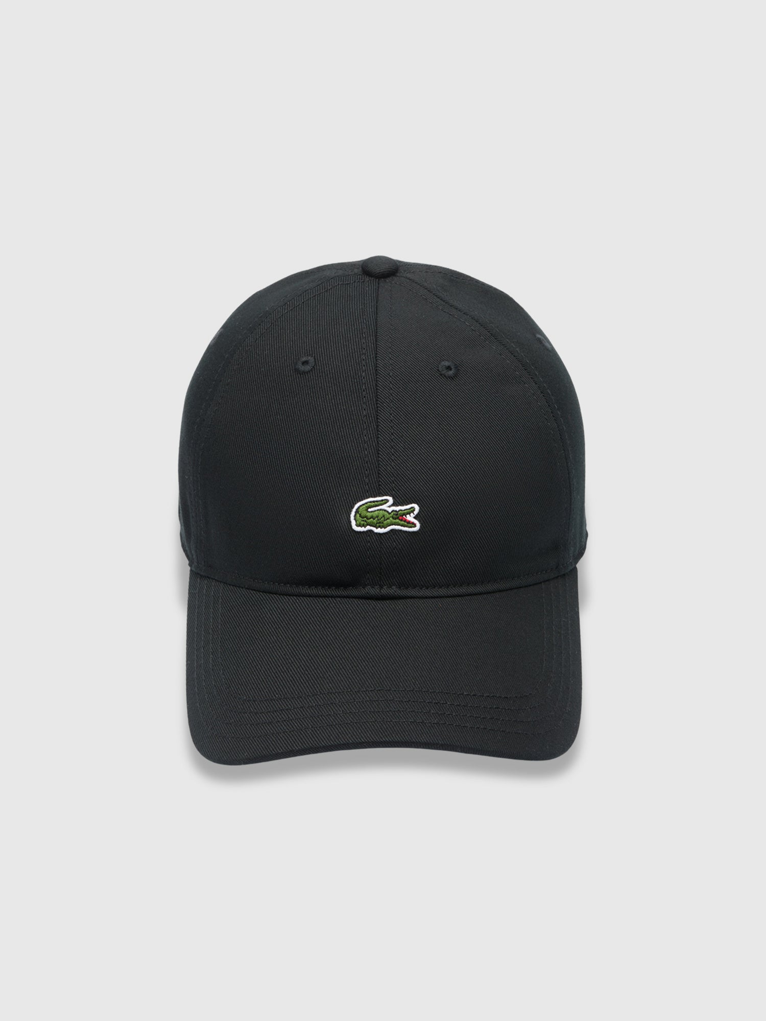 Lacoste Organic Cotton Twill Cap Black from Saxumo.com