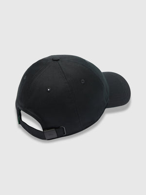 Lacoste Organic Cotton Twill Cap Black from Saxumo.com