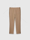Lacoste Paris Monogram Jacquard Track Pants Brown