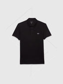 Lacoste Regular Fit Cotton Polo Shirt Black from StockUK